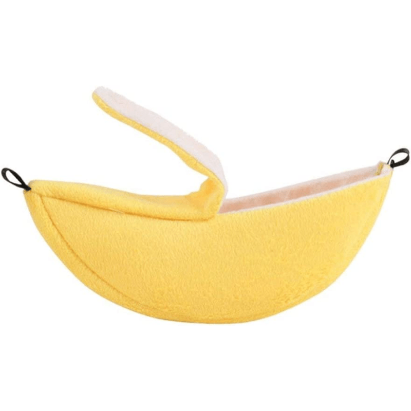 Soft Banana Hammock for Small Animals Cozy Hanging Bed Guinea Pigs Hamsters