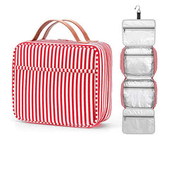 Striped Pattern Storage Hnadbag Portable Cosmetic Bag