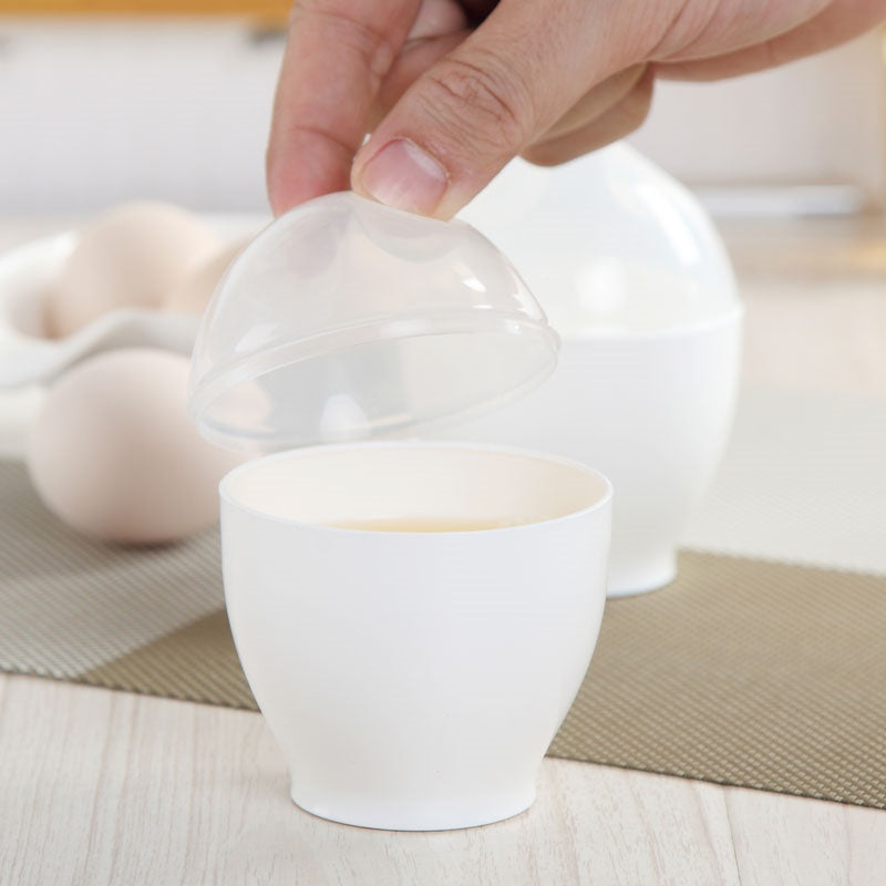 Microwave Egg Cooker Cup Poacher for Steaming Boiling Eggs
