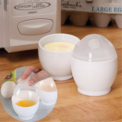 Microwave Egg Cooker Cup Poacher for Steaming Boiling Eggs