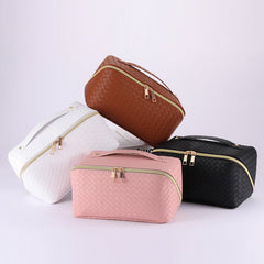 Large Capacity Travel Cosmetic Bag Waterproof Toiletry Bags with Divider