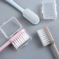 4pcs Macaroon Bamboo Charcoal Soft Hair Toothbrushes Adult