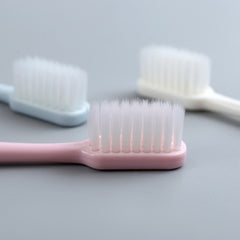 4pcs Macaroon Bamboo Charcoal Soft Hair Toothbrushes Adult