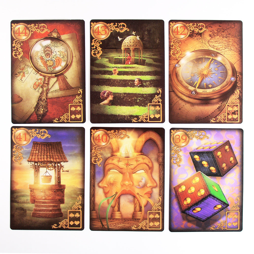 Gilded Reverie Lenormand Fortune Telling Divination Board Game