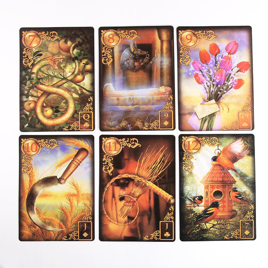 Gilded Reverie Lenormand Fortune Telling Divination Board Game