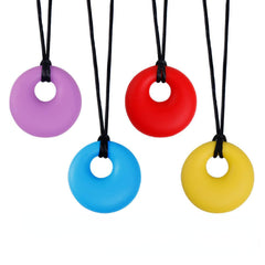 Silicone Round Baby Teether Molar Stick Pendant Toy