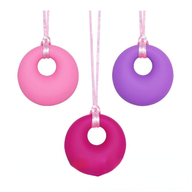 Silicone Round Baby Teether Molar Stick Pendant Toy