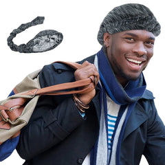 16 Colors Elastic Head Wraps Modal Satin Turban For Men