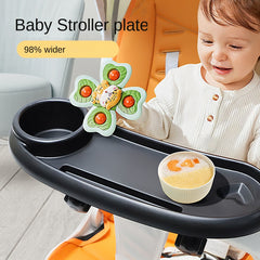 Universal Stroller Tray & Cup Holder 2-in-1 Snacks Holder Non-Slip Grip Clip S