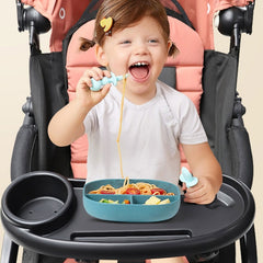 Universal Stroller Tray & Cup Holder 2-in-1 Snacks Holder Non-Slip Grip Clip S