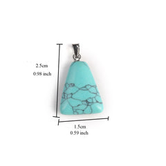 10pcs Mixed Natural Stone Pendant for Jewelry Making DIY Necklace Bracelet
