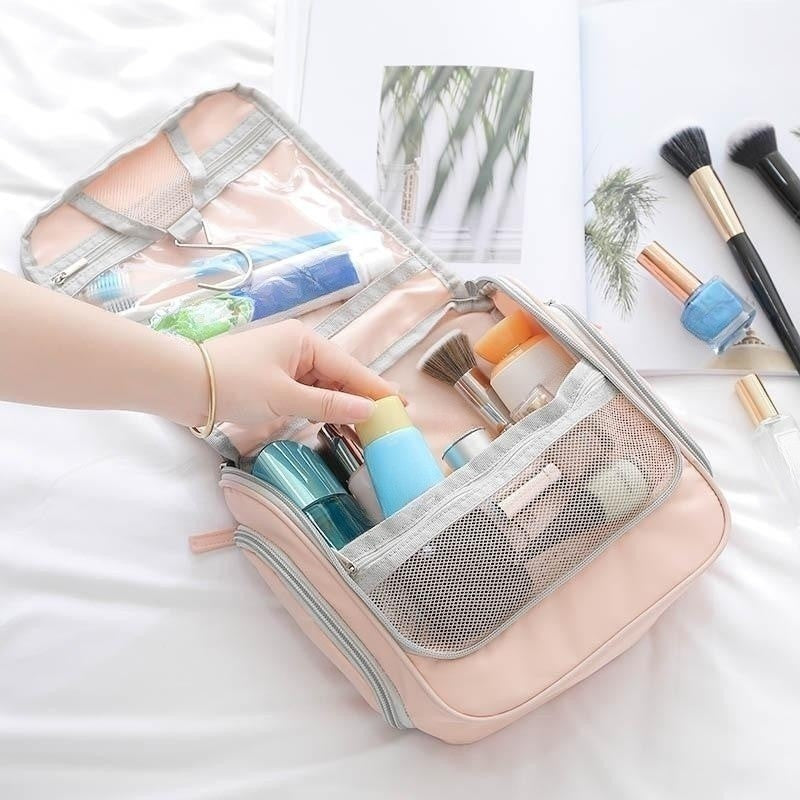 Large Hanging Toiletry Bag Waterproof Travel Cosmetic Bathroom Storage