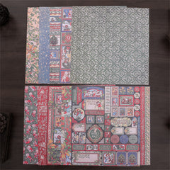 10 Sheets Christmas Magic Paper Stickers for DIY Arts Crafts