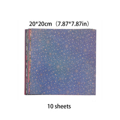 10 Sheets Christmas Magic Paper Stickers for DIY Arts Crafts