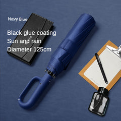 Automatic Folding Windproof Waterproof Umbrella with Reinforced Ribs