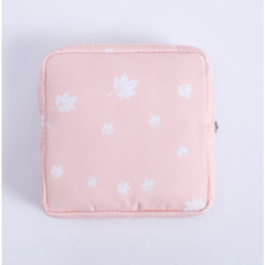 Travel Cosmetic Bag for Women - Organize Makeup Lipstick Sanitary Napkins