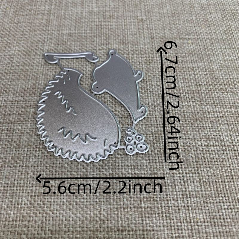 1pc Hedgehog Metal Cutting Dies For DIY Scrapbooking Embossing Handcraft