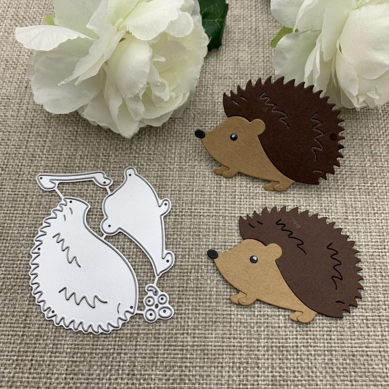 1pc Hedgehog Metal Cutting Dies For DIY Scrapbooking Embossing Handcraft