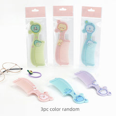 3pcs Kids Cartoon Graffiti Hairdressing Combs