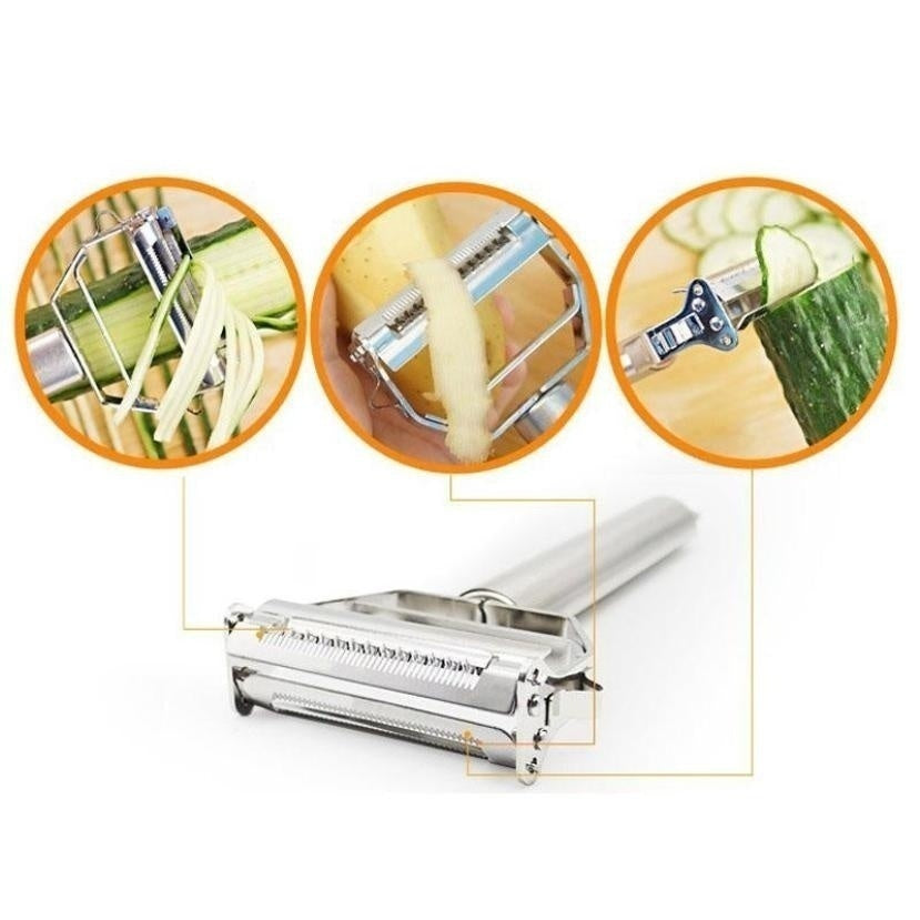 Stainless Steel Peeler for Vegetable and Fruit Prep - Camping and Picnics