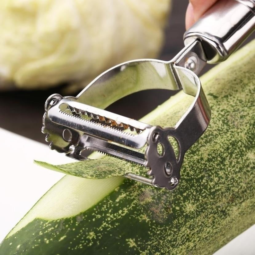 Stainless Steel Peeler for Vegetable and Fruit Prep - Camping and Picnics