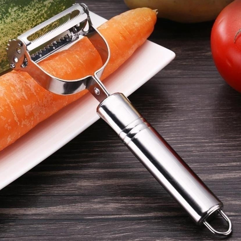 Stainless Steel Peeler for Vegetable and Fruit Prep - Camping and Picnics