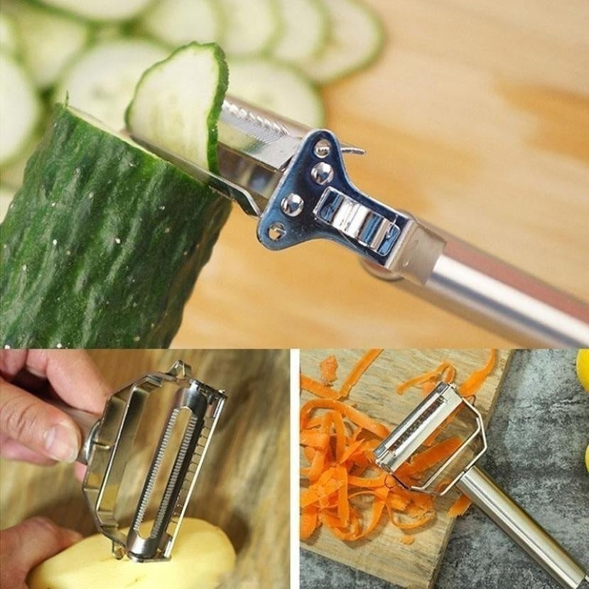 Stainless Steel Peeler for Vegetable and Fruit Prep - Camping and Picnics