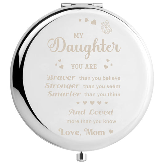 You Are Loved Pocket Makeup Mirror - Encouragement Gift for Women