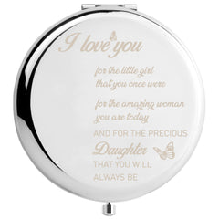 You Are Loved Pocket Makeup Mirror - Encouragement Gift for Women