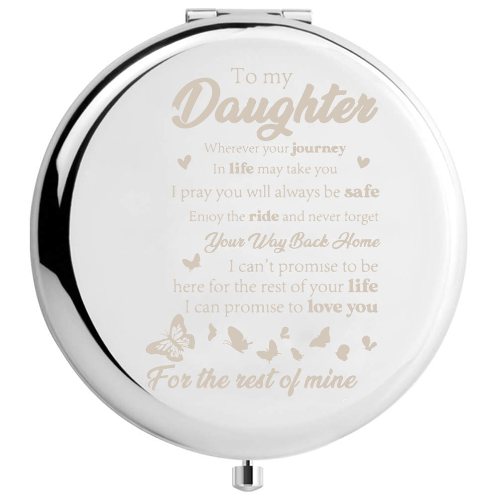 You Are Loved Pocket Makeup Mirror - Encouragement Gift for Women