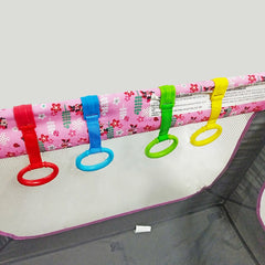 4pcs Pull Ring For Playpen Baby Crib Hooks General Use Hooks Baby Toys Pendants