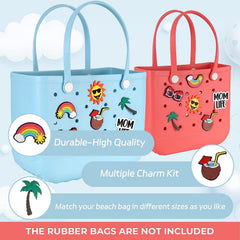 Cartoon Charm Inserts for Bogg Bag - Fun Beach Bag Accessory