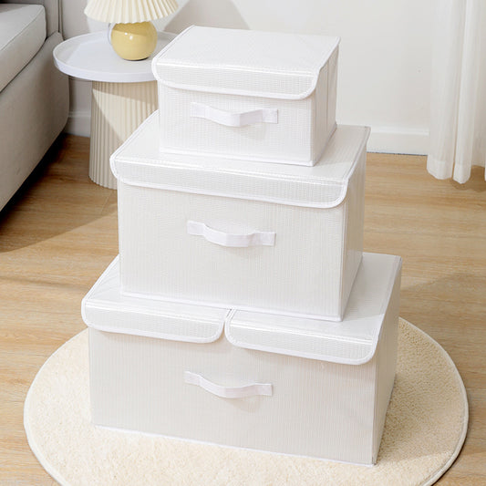 1 Pc Storage Box Lightweight Organizer With Cover Clothes Container