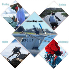Set of 5 Screw Lock Carabiners for Climbing and Hiking