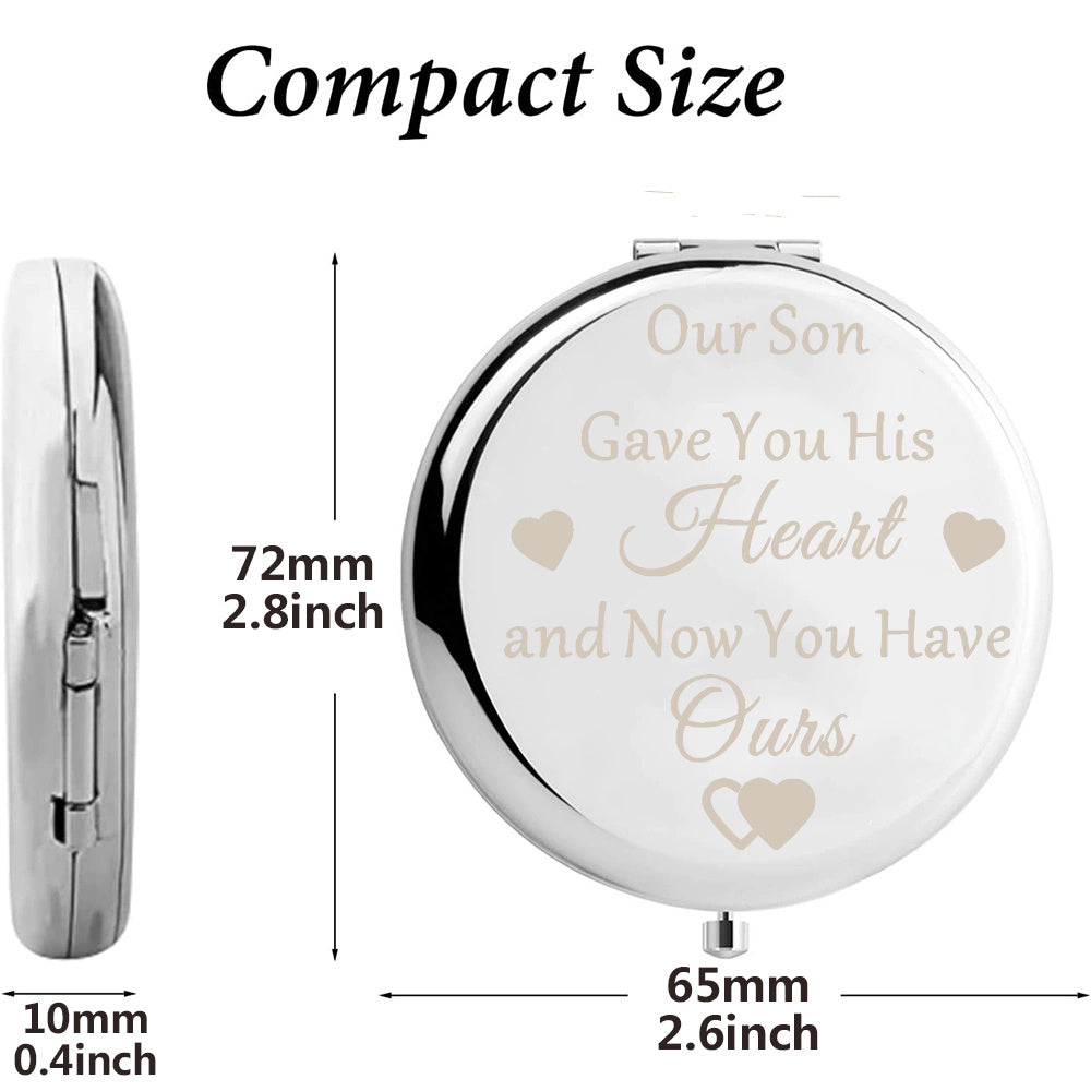 Bride Tribe Compact Mirror Bridesmaid Wedding Gift