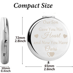 Bride Tribe Compact Mirror Bridesmaid Wedding Gift