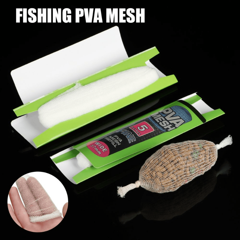 5M 20M Soluble PVA Fishing Mesh Refill Fishing Feeder