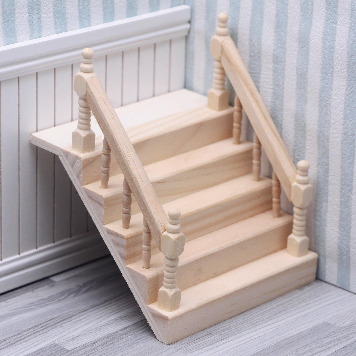 Mini Wooden Handrail Staircase Home Decor Gift
