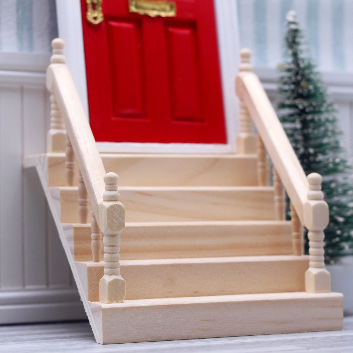 Mini Wooden Handrail Staircase Home Decor Gift
