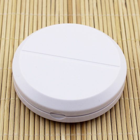 Portable Pill Cutter Splitter Storage Medicine Compartment Box Travel Case