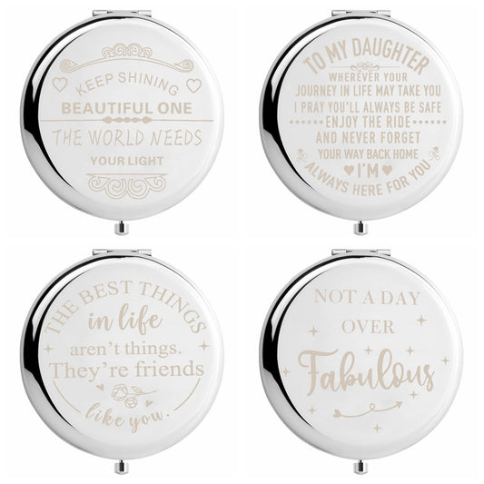 Daughter From Mom Dad Makeup Mirror Graduation Wedding Birthday Gift