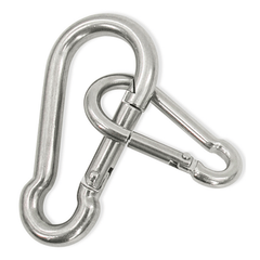 5pcs Stainless Steel Carabiners for Camping and Hiking