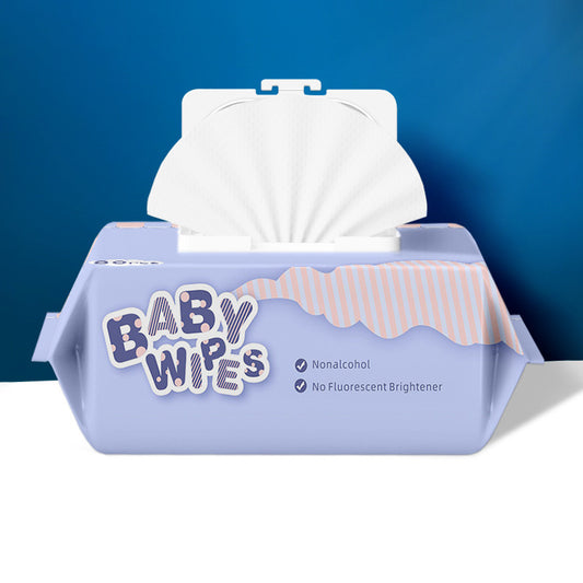 80pcs Children's Wet Tissue for Hand & Mouth Cleaning Baby Wipes
