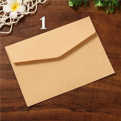 10pcs Kraft Paper Envelopes Vintage Style For Card Scrapbooking Gift