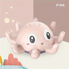 Octopus Baby Bath Toy with Water Spray, Light & Music