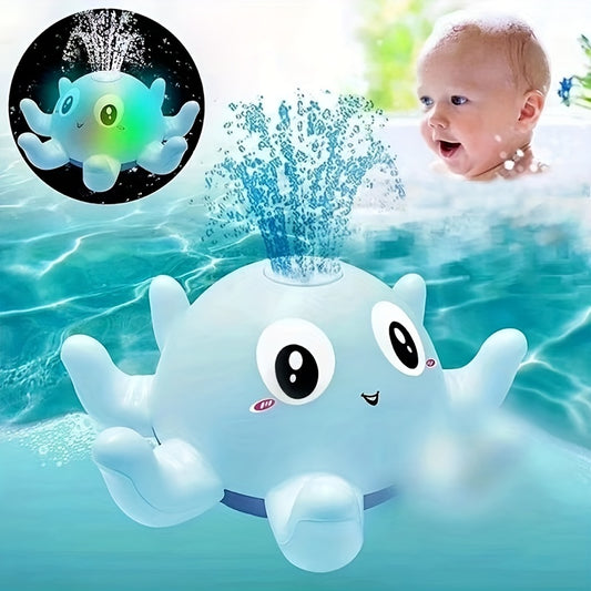 Octopus Baby Bath Toy with Water Spray, Light & Music