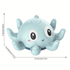 Octopus Baby Bath Toy with Water Spray, Light & Music