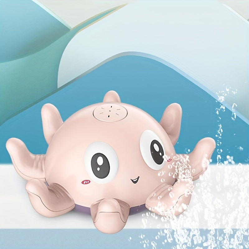 Octopus Baby Bath Toy with Water Spray, Light & Music