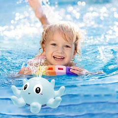 Octopus Baby Bath Toy with Water Spray, Light & Music