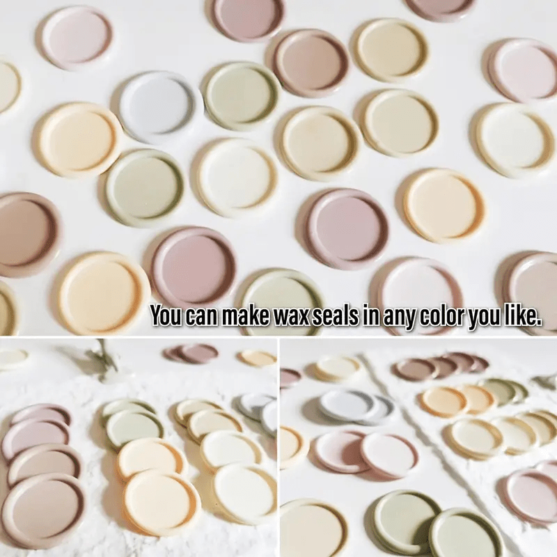 Solid Brass Round Wax Seal Stamp Blank Head for DIY Crafts